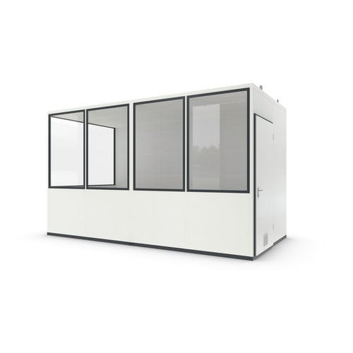 Система "room-in-room" из листового металла - Basic 10 Starter Plus - WSM – Walter Solbach Metallbau GmbH - с полом из ПВХ