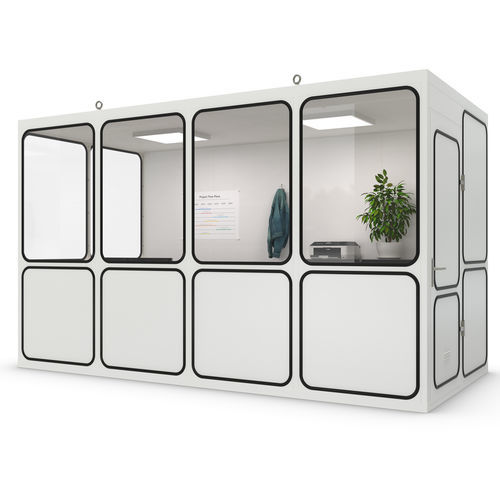 Мобильная система "room-in-room" - Ri 8 - WSM – Walter Solbach Metallbau GmbH - из листового металла / из минерального волокна / с полом из ПВХ