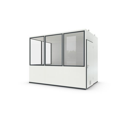 Система "room-in-room" из листового металла - Basic 7 Mini - WSM – Walter Solbach Metallbau GmbH - из минерального волокна / с полом из ПВХ