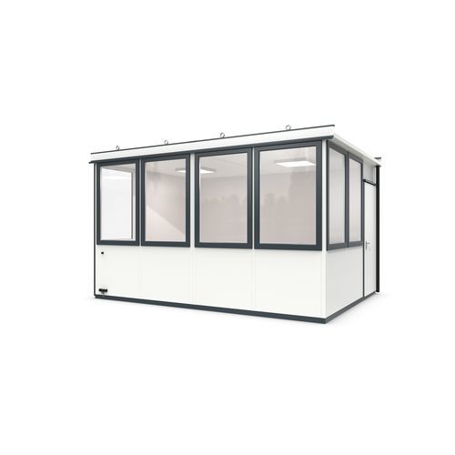 Модульная система "room-in-room" - Outdoor Basic 15 Office Plus - WSM – Walter Solbach Metallbau GmbH - из листового металла / из минерального волокна / с полом из ПВХ