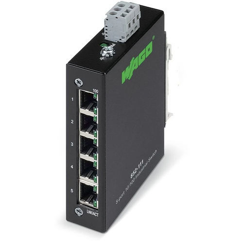 Промышленный коммутатор Ethernet - 852-111 - WAGO - управляемый / 8 портов / 5 портов