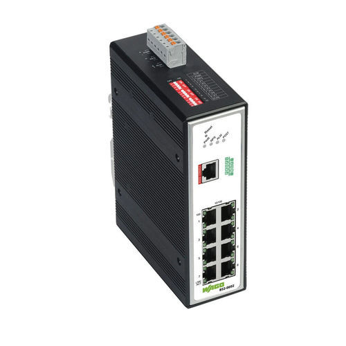 Управляемый коммутатор Ethernet - 852-602 - WAGO - 8 портов / ProfiNet / DIP