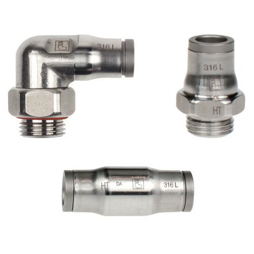 Фитинг для химических продуктов - LF 3800  - Parker Fluid System Connectors Division Europe - для сжатого воздуха / для вакуума / резьбовой