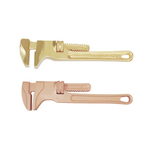 Взрывобезопасный трубный ключ - 127 series - HEBEI BOTOU SAFETY TOOLS CO.,LTD - из меди / из бронзы / регулируемый