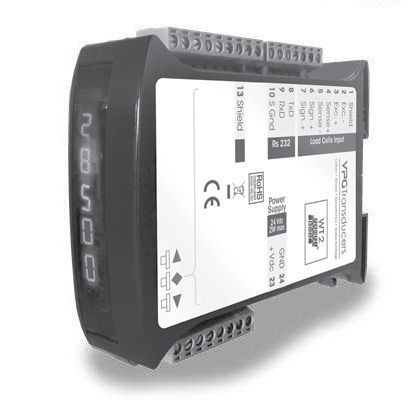 Цифровой весовой индикатор - WT2 - VPG Transducers - Vishay Precision Group - на DIN-рейке / для опасных сред / искробезопасный