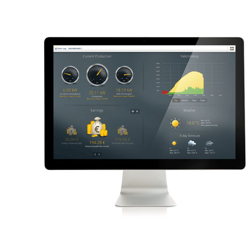 Программное обеспечение панель управления - Solar-Log™ - Solare Datensysteme GmbH - с данными из интернета