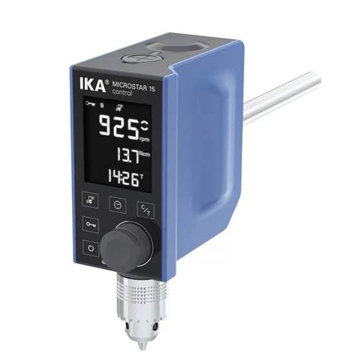 Винтовой лабораторный cмеситель - IKA MICROSTAR 15 - Asynt - цифровой / для резки / ЖК-дисплей