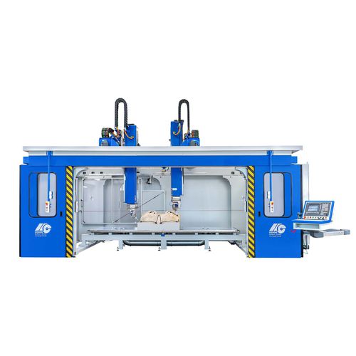 Станок для резки со столом для обмена - G-S-W - HG GRIMME SysTech GmbH - струей воды / для пластиковых материалов / для тканей