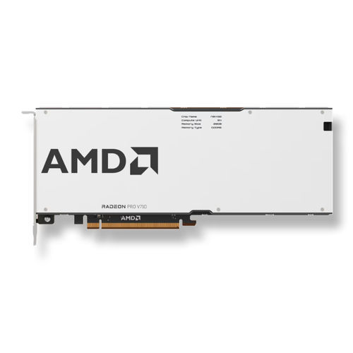 Графическая карта PCIe - Radeon™ PRO V710 - AMD - GDDR6 / Windows 10 / Windows 11
