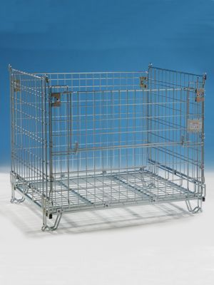 Ящичный поддон из металла - cargopak srl - транспортный / штабелируемый / из металлической сетки