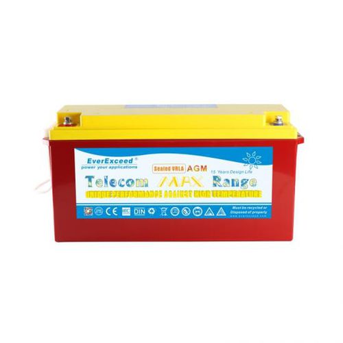 Аккумулятор для телекоммуникационного оборудования - TM-12 series - EverExceed Industrial Co. Ltd - VRLA / для блока / 12 В