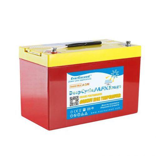 Аккумулятор глубокого разряда - DM-12 series - EverExceed Industrial Co. Ltd - VRLA / для блока / 12 В