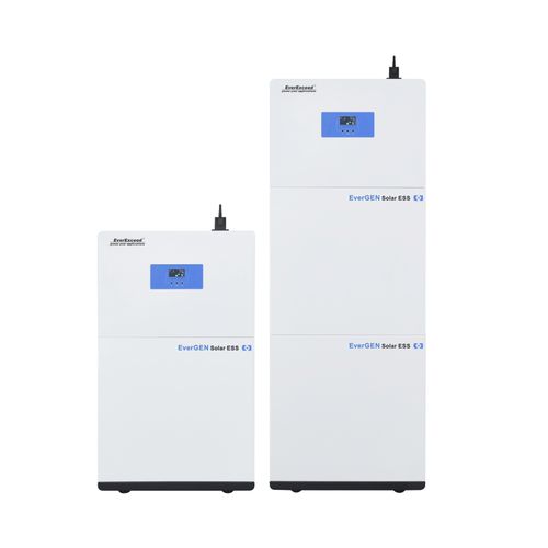 Система хранения энергии LFP - EGS Pro Series - EverExceed Industrial Co. Ltd - LiFePO4 / компактная / для солнечных батарей