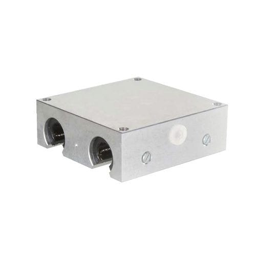 Открытый блок подшипника - EQSO series - Exxellin Linear GmbH & Co. KG - с шариковой втулкой / из алюминия