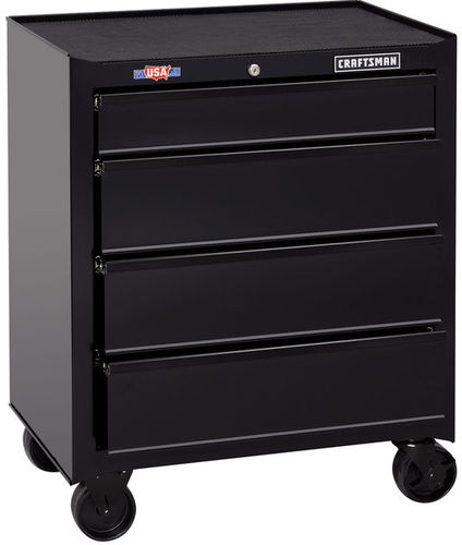 Шкаф для хранения - CMST22741BK - Craftsman. - на роликах / с 4 выдвижными ящиками / из стали