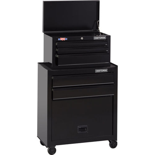 Шкаф для хранения - CMST22653BK - Craftsman. - на роликах / с 5 выдвижными ящиками / из стали