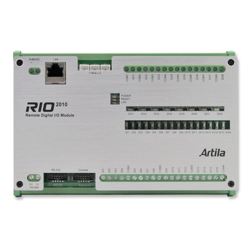 Цифровой модуль входа/выхода - RIO-2010BM - Artila Electronics - RJ45 / с релейным выходом / 16 цифровых входов