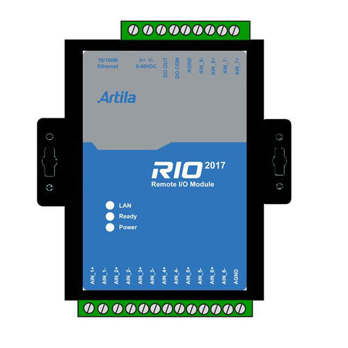 Аналоговый модуль входа/выхода - RIO-2017BM - Artila Electronics - Ethernet / с релейным выходом / смещенный