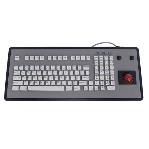 Клавиатура для письменного стола - KT-101-DVT-02 - k-tronic S.r.l. - с механическими клавишами / 101 клавиша / с трекболом