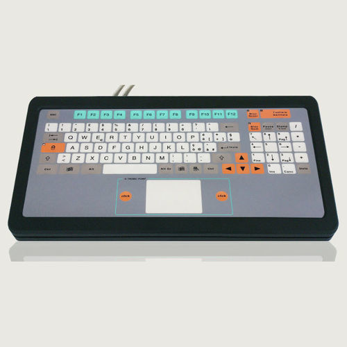 Клавиатура для письменного стола - KT-100-T-06 - k-tronic S.r.l. - с механическими клавишами / мембранная / 2 клавиши мыши