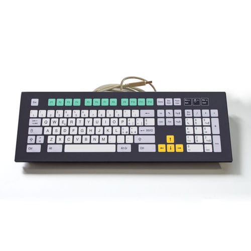 Клавиатура для монтажа в стойку - KT-101-K-12 - k-tronic S.r.l. - мембранная / 101 клавиша / промышленная