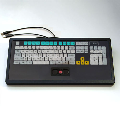Клавиатура для письменного стола - KT-105-T-03 - k-tronic S.r.l. - с механическими клавишами / мембранная / 2 клавиши мыши