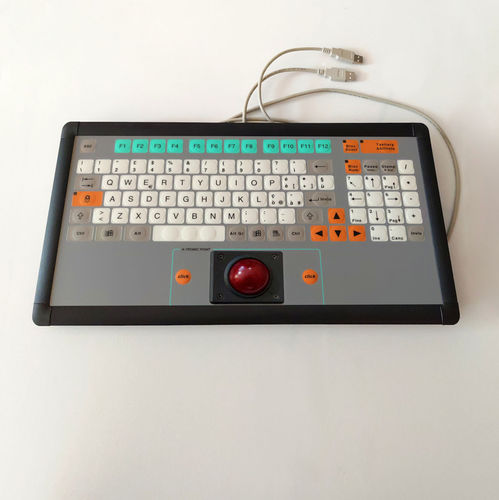 Встраиваемая клавиатура - KT-100-I-03 - k-tronic S.r.l. - мембранная / с клавишей Fn / 2 клавиши мыши