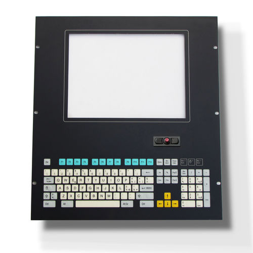Клавиатура для монтажа в стойку - KT-101-K-18 - k-tronic S.r.l. - мембранная / 101 клавиша / с мышью