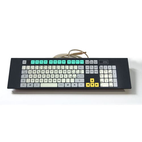 Клавиатура для монтажа в стойку - KT-105-K-13 - k-tronic S.r.l. - мембранная / 105 клавиш / промышленная
