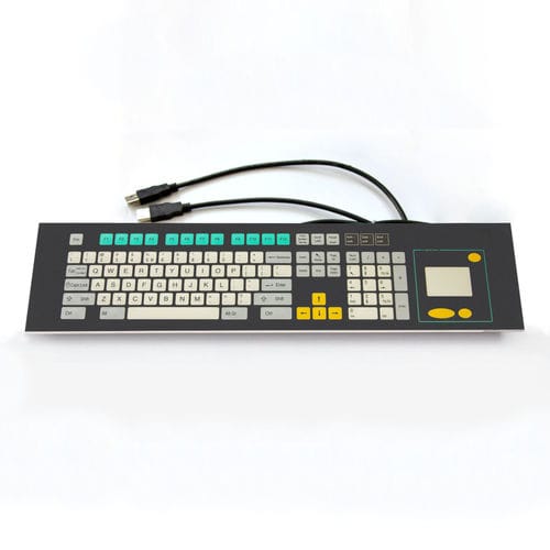 Встраиваемая клавиатура - KT-101-R-50 - k-tronic S.r.l. - с механическими клавишами / мембранная / с клавишей Fn