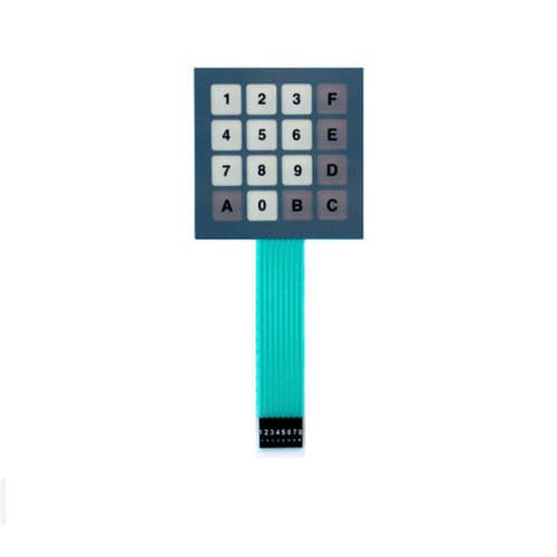 Цифровая клавиатура 16 клавиш - KT-16-STD - k-tronic S.r.l. - встраиваемая / мембранная / металлизированная