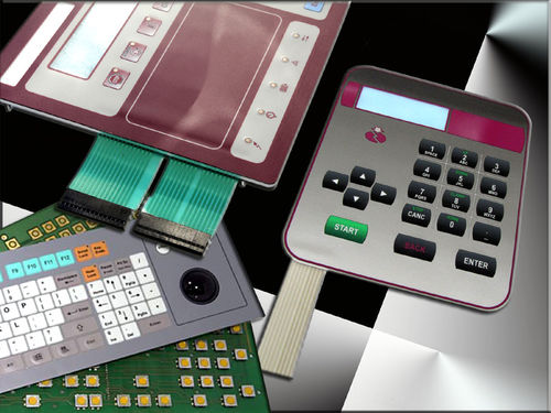 Встраиваемая клавиатура - k-tronic S.r.l. - мембранная / QWERTY / из нержавеющей стали