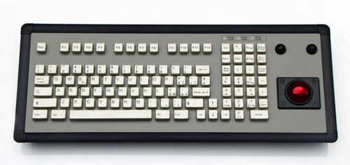Встраиваемая клавиатура - KT-101-DVI-02 - k-tronic S.r.l. - с механическими клавишами / 101 клавиша / с трекболом