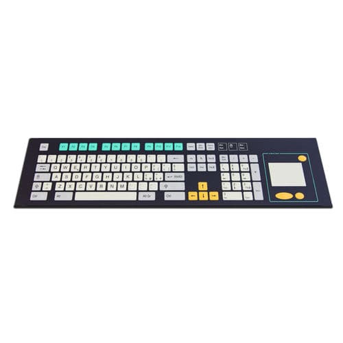 Клавиатура для монтажа в стойку - KT-84-K-11 - k-tronic S.r.l. - мембранная / 84 клавиши / с сенсорной панелью