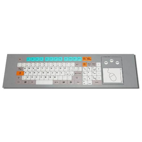 Клавиатура для монтажа в стойку - KT-96-K-02 - k-tronic S.r.l. - мембранная / 96 клавиш / с сенсорной панелью