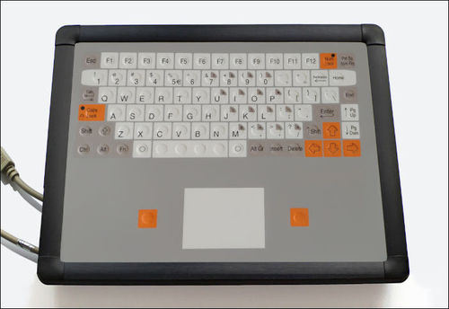 Встраиваемая клавиатура - KT-84-I-44 - k-tronic S.r.l. - емкостная / 84 клавиши / с сенсорной панелью