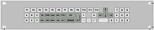 Клавиатура для монтажа в стойку - KT-50-K-10 - k-tronic S.r.l. - мембранная / 50 клавиш / промышленная