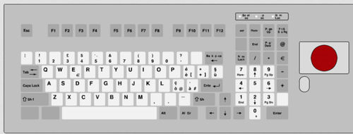Встраиваемая клавиатура - KT-101-PI-02 - k-tronic S.r.l. - с механическими клавишами / 101 клавиша / с трекболом
