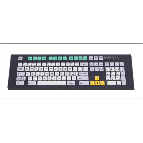 Клавиатура для монтажа в стойку - KT-101-K-13 - k-tronic S.r.l. - мембранная / 101 клавиша / промышленная