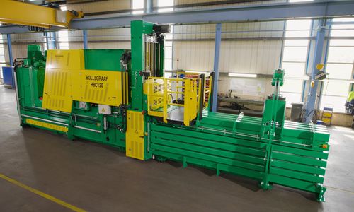 Упаковочный пресс для отходов - HBC series - Bollegraaf Recycling Solutions - горизонтальный / с загрузкой сверху / с каналом