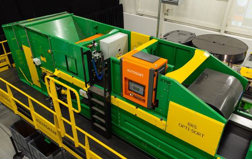 Оптическое сортирующее устройство - Opti-Sort - Bollegraaf Recycling Solutions - конвейер / для погрузно-разгрузочных работ / бумаги