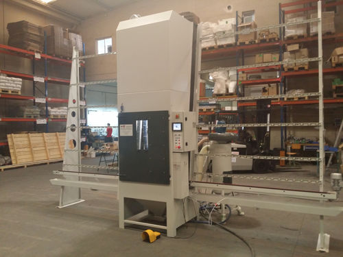Вакуумная кабина пескоструйной обработки - SV3000 WITH PLC - AB SHOT TECNICS - автоматическая