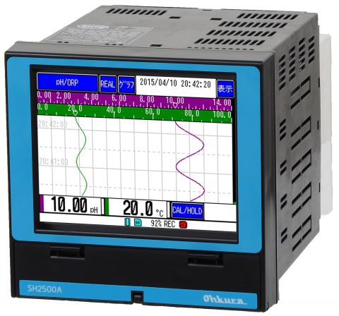 Переносной измеритель pH - SH2500A - Ohkura Electric - для процесса / цифровой / с регистратором данных