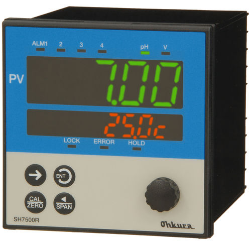 Фиксированный измеритель pH - SH7500R - Ohkura Electric - для процесса / цифровой