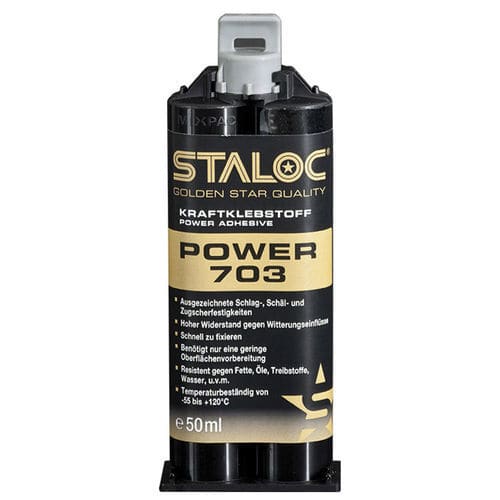 Клей из полиолефина - Power 703 - STALOC - для металла / однокомпонентный / для склеивания