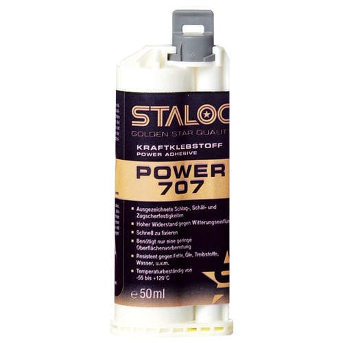 Клей для пластмассы - Power 707 - STALOC - двухкомпонентный / для склеивания