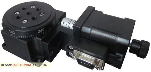 Ротационный координатный стол - MR60 - MPositioning Co., Ltd. - механизированный / 1 ось / миниатюрный