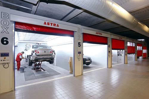 Зона подготовки поверхностей перед покраской - ASTRA