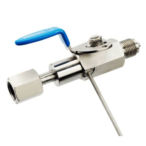 Клапан со сферическим золотником - K610/3 - KLINGER-SCHÖNEBERG GmbH - с рычагом / для контроля / резьбовой