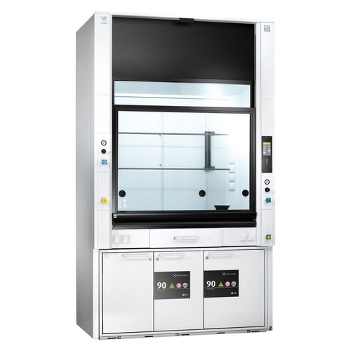 Настольный вытяжной шкаф - EXPLORIS® - Köttermann GmbH - для лабораторий / вытяжка химреагентов / для общего применения